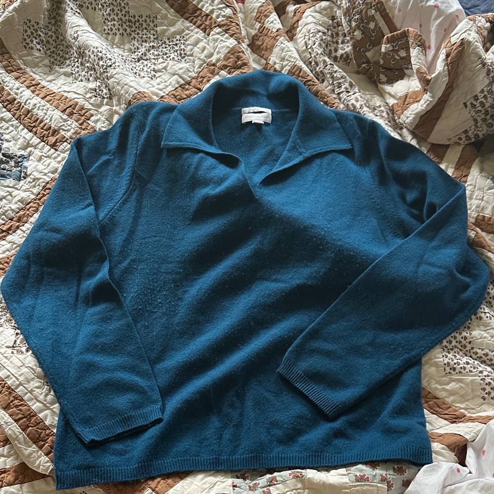Teal Long Sleeve Sweater